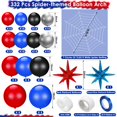 thumbnail image 2 of Juego de guirnaldas en forma de arco con forma de globo de araña Leyndo, 332 piezas, con telaraña, 2 of 7