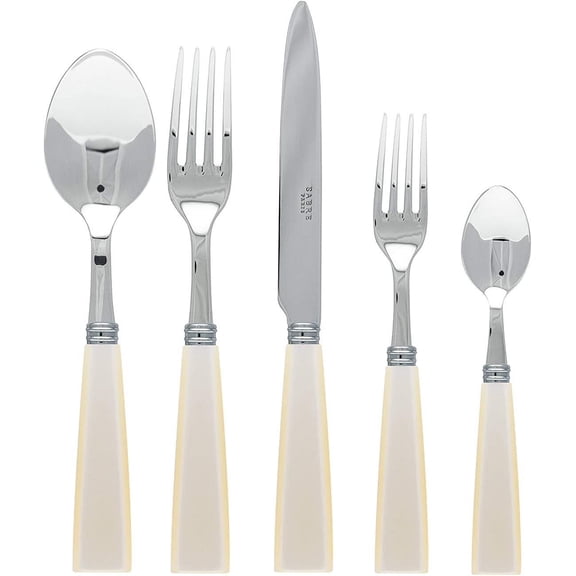 Sabre Paris Natura Pearl Flatware Set 20-Piece Service for 4 Pearl