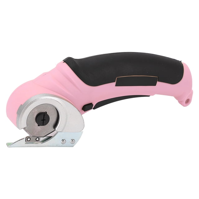 Cortador de Tela Inalámbrico, Tijeras Eléctricas de Velocidad de 240 rpm para Tela Cortar, Contruptor de Contratación de Bloqueo de Seguridad para Artesanía en Cuero de Tela,