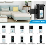 Anti-Theft Video Doorbell Mount No Drill: Blink Door Bell Camera Adjustable Angle Holder - Anti Theft Video Door Bell Mounting Bracket Door Security Apartment Essentials, Easy to Install