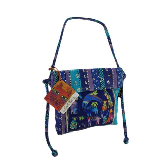 Talking Horses Drawstring Cross Body Bag