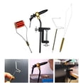 thumbnail image 4 of 5x Kit de herramientas de atado de moscas portátil, que incluye enhebrador de tornillo de banco para atado de moscas, soporte de bobina, shamjiam Dispositivo de atado de moscas, 4 of 9