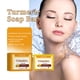 thumbnail image 1 of Fiudx Jabón de Limón y Cúrcuma, Barra Iluminadora de Ácido Kójico, Limpiador Facial Natural, Doble Efecto Blanqueador, Suave para El Afeitado Facial y Corporal, Apto para Todo Tipo de Piel, Fórmula E, 1 of 6