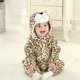 thumbnail image 4 of Disfraz de dinosaurio para niños pequeños Disfraz de animal mono con capucha para niños Halloween - Leopardo 24-30 meses Kuyhfg Sin marca, 4 of 5