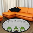 thumbnail image 4 of Coolnut Round Rugs for Living Room, St Patrick'S Day Concept With Non-Slip Coral Velvet Long Runner Rugs, Washable Water Absorbent Mat Carpet for Bedroom Kitchen Kids Room, 4 of 6