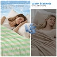 thumbnail image 2 of Sage Green Cooling Blanket,Lightweight Breathable Summer Throw Blanket with Double Sided Cold Effect,Grid Checkered Plaid Gingham Lattice Trellis Picnic Blankets Bed Sheet for Hot Sleepers 50"x60", 2 of 8
