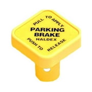 Haldex Parking Brake Knob for Pin Type Push-Pull Valves - Mounting Shaft 3/8" - RCCC Yellow - OEM N14514AB, 1 each, sold by each