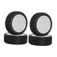 thumbnail image 2 of yotijay 4 Pieces 1/10 RC Rally Tires XV02 Upgrade Parts Sturdy Accessory Accessories white, 2 of 9
