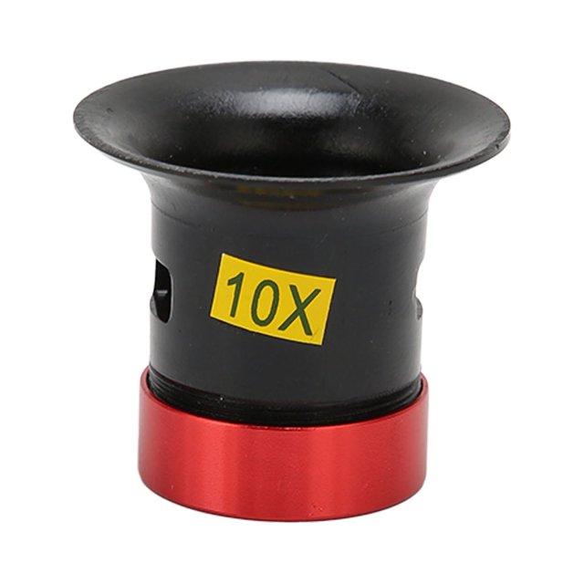 Lupa De Joyero, Lupa De Ojo De Joyero Roja Y Negra Con Bordes Redondeados De Suavizado Ligero Para Reparación De Relojes Para Joyería ANGGREK Otros