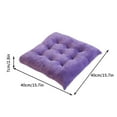 thumbnail image 3 of hulanddfd Square Seat Cushion, Chair Cushion Pads Solid Color Thickened Cushion for Dining Chairs Office Chair Floor, 3 of 3