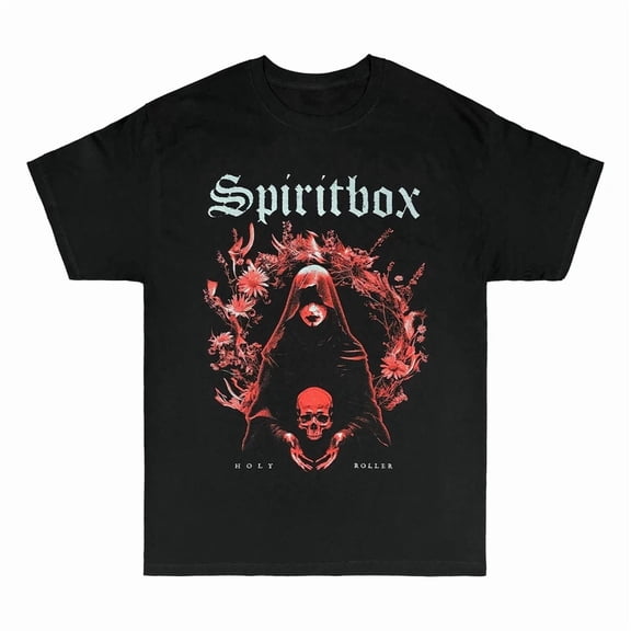 VINTAGE Spiritbox Black Cotton Gift For Fans All size S-5XL T-shirt