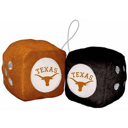 NCAA Texas Football Team Fuzzy Dice (Best Hs Football Team In Texas)