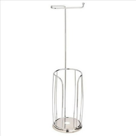 Freestanding Spare Roll Holder Franklin Brass Freestanding Toilet Paper Holder with Roll Reserve, Available in Multiple Colors ()