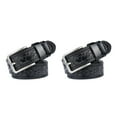 thumbnail image 1 of relayinert Classy And Durable PU Belt For Men Wear-resistant And Fine Workmanship Coffee Black 110cm 2Set, 1 of 6