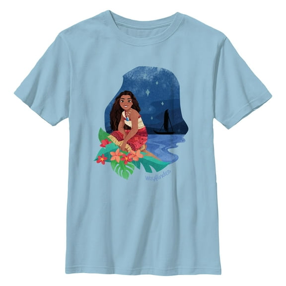 Boy's Moana 2 Wayfinder Portrait Graphic T-Shirt