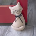 thumbnail image 2 of Elements 12-inch Tan Polyester Happy Cat Door Stopper, 2 of 12
