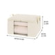 thumbnail image 3 of Bolsa de almacenamiento para colchas Gran capacidad – Tela no tejida engrosada • Gris beige • 60x40x30cm • Ventana visible • Inodora, a prueba de polvo, resistente a la humedad • Organizar ropa, 3 of 5