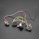 thumbnail image 4 of Sonducket Arnés de cableado de bajo 2V1T, 2 volúmenes, tapa de 0,47, juego de ollas de 250k, accesorios para guitarra eléctrica, Kit Accesorios para instrumentos musicales, 4 of 6