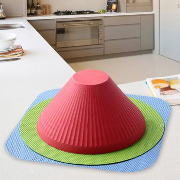 Besufy 3Pcs Manual Rubber Anti-Skid Round Gripper Pad Bottle Cap Kitchen Jar Opener