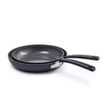 thumbnail image 1 of GreenPan CC002172-001 Levels Non-Stick Frypan Set, 10, 12 Inches, Gray, 1 of 5