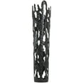 thumbnail image 6 of DecMode 31" Drip Black Aluminum Vase with Melting Designed Body, 6 of 10