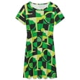 thumbnail image 3 of Margarita Short Sleeve Dress Women Summer Evening Dresses Ladies Sundress, 3 of 7