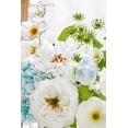 thumbnail image 4 of Artificial Silk Flowers Bouquet with Vase, Fake Flower Arrangements in Glass Vase with Faux Water for Spring Summer Seasonal Home Office Hotel Wedding Table Decor (Blue in Spring), 4 of 6