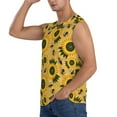 thumbnail image 3 of Disketp Bees And Sunflowers Sleeveless Tshirts For Men, Muscle Shirts For Men Dry Fit Tank Top-Medium, 3 of 8