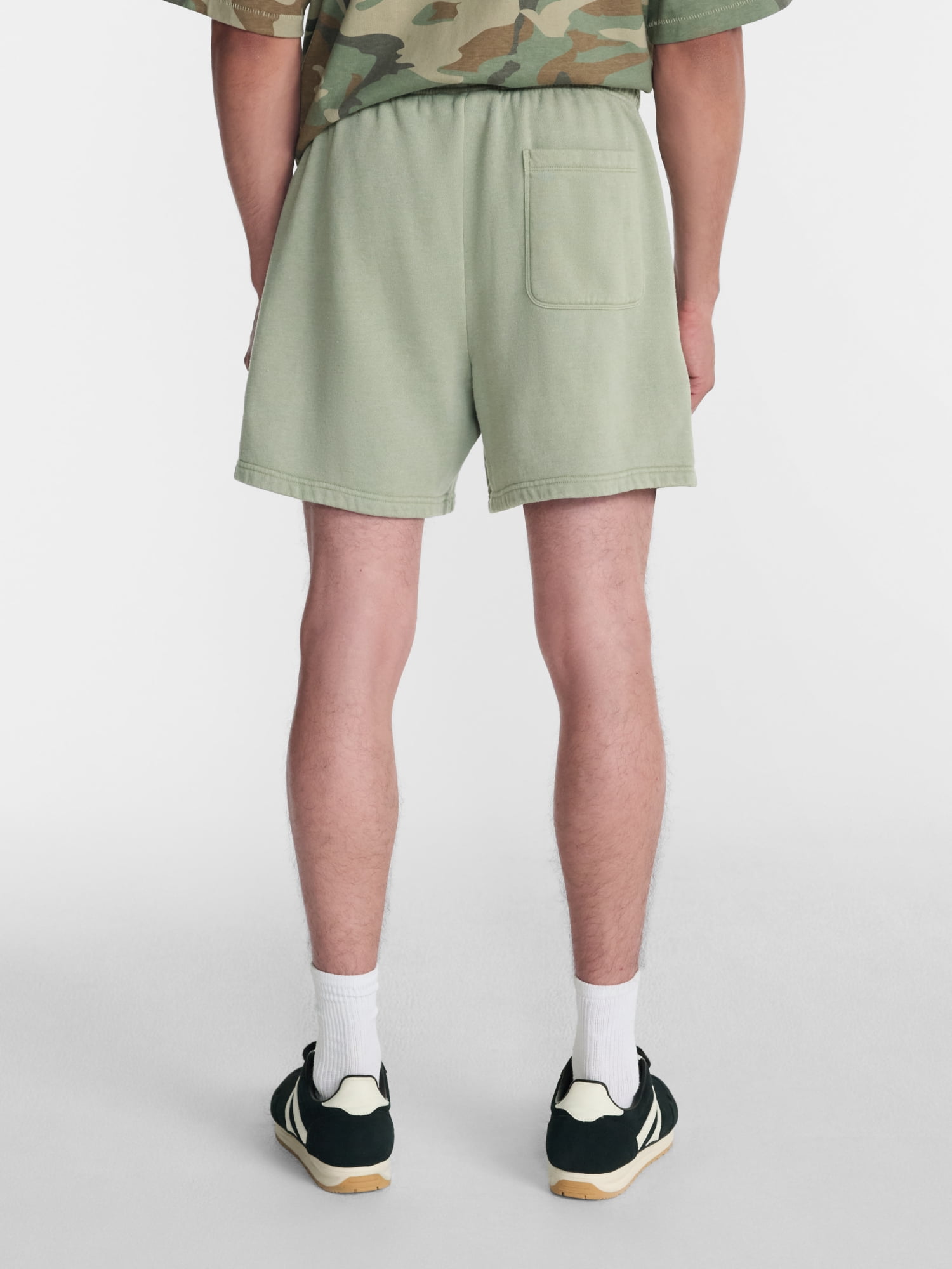 No Boundaries Fleece Jogger Shorts, 6" Inseam, Men's Sizes XS-5XB