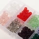 thumbnail image 3 of 650 Piezas De Cristal De Colores Mezclados Rondelle Espaciadoras Sueltas Perlas Sunnimix Cuentas facetadas de rondelle, 3 of 8