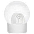 thumbnail image 3 of Bouclair Boule à Neige Arc-en-Ciel Blanche, 3 of 4