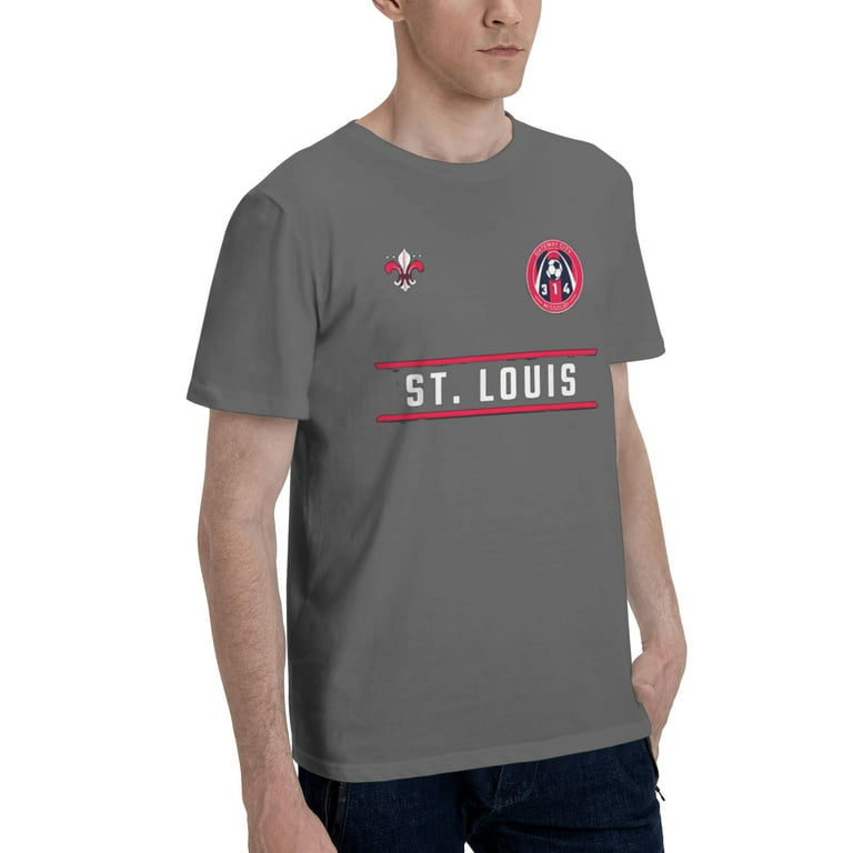  St. Louis Gateway Arch Skyline 314 Fleur-de-Lis Badge Banner T- Shirt : Clothing, Shoes & Jewelry