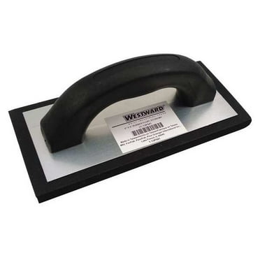 Westward Concrete Float,Synthetic Rubber,9"L 13P541