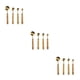thumbnail image 1 of Bewildely Stainless Steel Measuring Cups Spoons Set Measuring Wood Handle Type1, 1 of 6