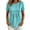 Mint Green, variant on hoksml Women's Cotton Linen Peplum Blouse, Round Neck Short Sleeve Loose Fit Casual Summer Daily Wear Shirt