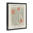 thumbnail image 2 of Stupell Industries Eclectic Soft Amsterdam Flower Market Black Floating Frame Canvas Art, 17 x 21, by Lucille Price, 2 of 8