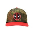 thumbnail image 1 of Marvel Deadpool Logo Camouflage Snapback Hat, 1 of 6