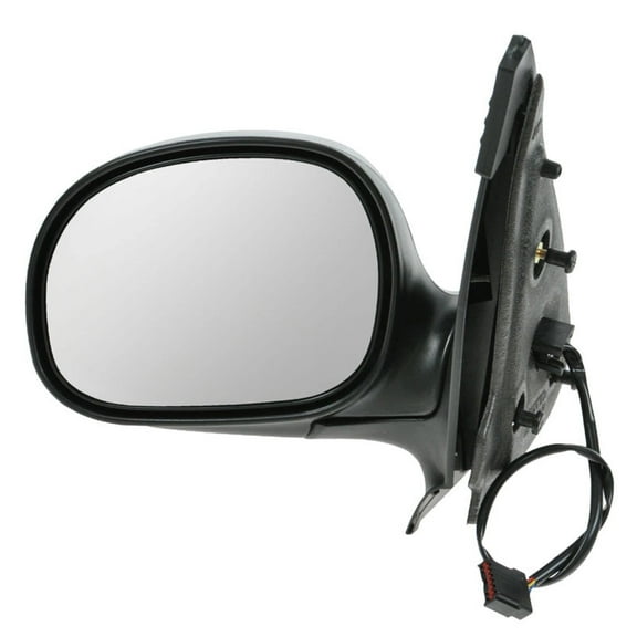 TRQ Power Mirror Black & Chrome LH Driver Side for Ford Expedition F150 Truck MRA05061