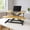 Natural, variant on Oufan Standing Desk Converter, 32" Adjustable Sit to Stand Up Workstatio, Dual Monitor Desktop Riser with Wood Keyboard Tray for Home Office