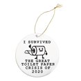 thumbnail image 1 of simhoa Creative Christmas Ornament Quarantine Survived .3x7.3cm 1, 1 of 6