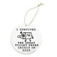 thumbnail image 1 of Adorno de Navidad con impresión de dos cara, Kit de ornamentos navideños con garantía personalizada, colgantes de árbol de Navidad con estilo 1, 1 of 6