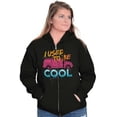 thumbnail image 4 of I Used to Be Cool Funny Mom Minivan Zip Hoodie Sweatshirt Women Brisco Brands L, 4 of 6