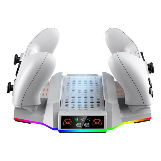 Ventilador Refrigeración Y Soporte Carga Vertical RGB Estación Base para Xbox Series X