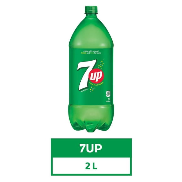 7UP Soft Drink, 2 L bottle, 2L