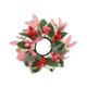 thumbnail image 4 of Vela con forma de anillo de hoja simulada para decoración de centros de mesa de Navidad, diámetro interior de 8,5 cm Estilo A, 4 of 9