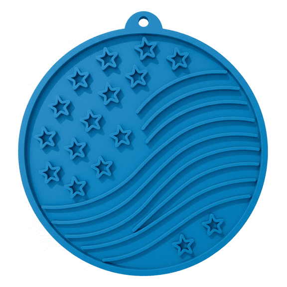 Stars & Stripes Lick Mat with Suction Cups for Dogs
