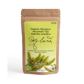 My Land Organic Greek Mountain Relaxing Tea in Kraft Bag - Sideritis ...