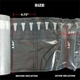 thumbnail image 2 of BZQZDAI 830 Count 328Ft/Roll L7.87"*W3.15" Inflatable Sturdy Packing Air Bags Air Pillows Air Cushions Void Fill Cushioning for Shipping and Packaging With Free Hand Pump, 2 of 7