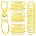 thumbnail image 1 of Ganchos para llaveros con llaveros, 100 unidades, para manualidades, 1 of 6