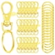 thumbnail image 1 of Ganchos para llaveros con llaveros, 100 unidades, para manualidades, 1 of 6
